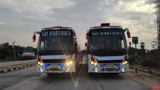 Karthiga Travels Bus-Front Image
