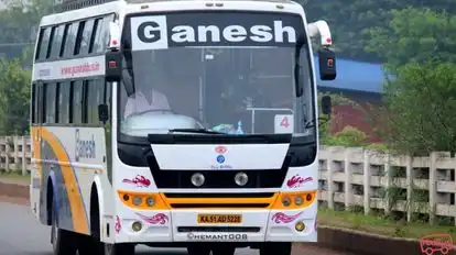 Ganesh Travels And Tours Bus-Front Image