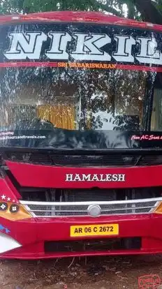 NIKIL Tours and Travels Bus-Front Image