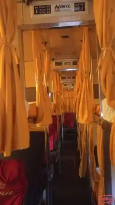 NIKIL Tours and Travels Bus-Seats layout Image