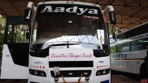 Aadya Travels Bus-Front Image