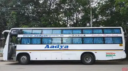 Aadya Travels Bus-Side Image