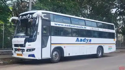Aadya Travels Bus-Side Image