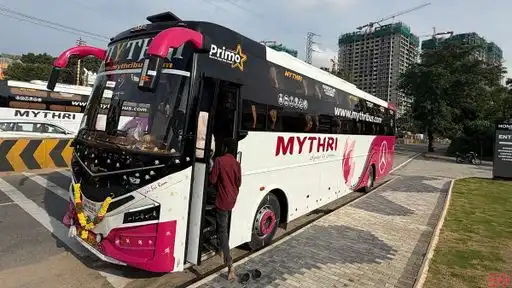 Mythri Tours And Travels Bus-Front Image