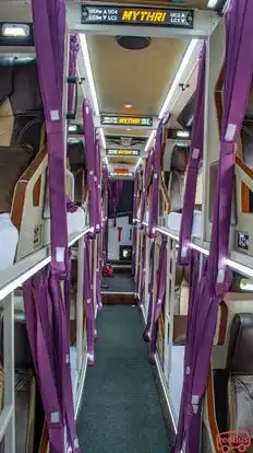 Mythri Tours And Travels Bus-Seats layout Image