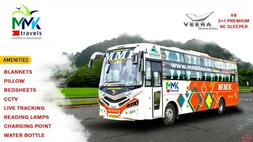 MMK Travels Bus-Front Image