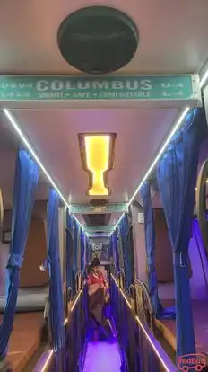 Columbus Tour And Travels Bus-Seats layout Image