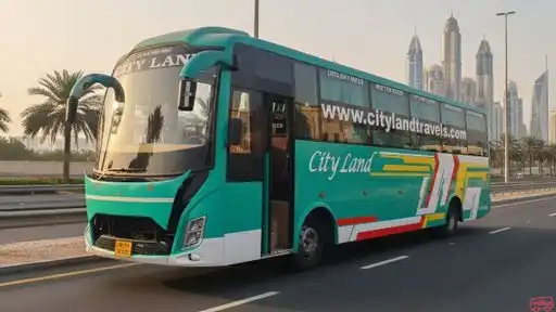 City Land Travels Bus-Front Image