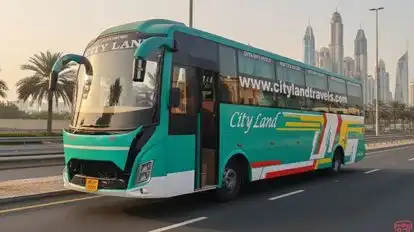 City Land Travels Bus-Front Image
