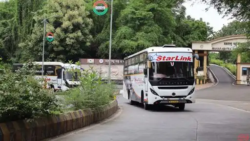 Starlink Tours And Travels Bus-Front Image