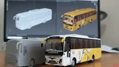 Shree Radhe Bus Service Bus-Side Image