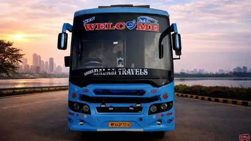 New Welcome Travels Bus-Front Image