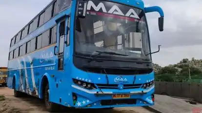 Maa Travels Bus-Front Image