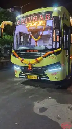 A P Travels And Cargo Bus-Front Image