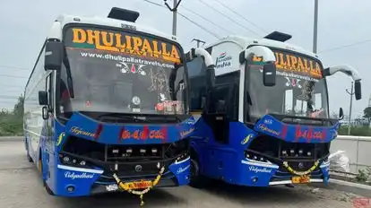 Dhulipalla Travels Bus-Front Image