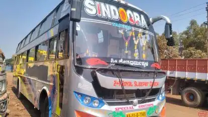 SINDOORA TRAVELS Bus-Side Image