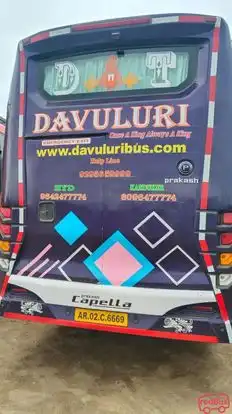Davuluri Travels  Bus-Seats layout Image