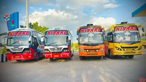 Nisarg Travels Bus-Front Image