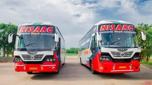 Nisarg Travels Bus-Front Image