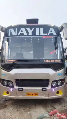 Nayila Travels Bus-Front Image