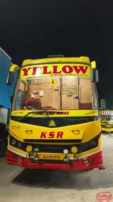 A1 Yellow Tours and Travels Bus-Front Image