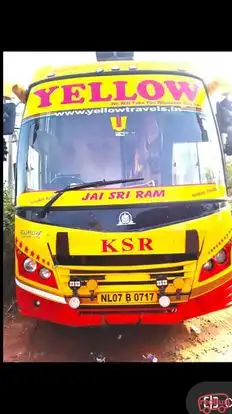 A1 Yellow Tours and Travels Bus-Front Image