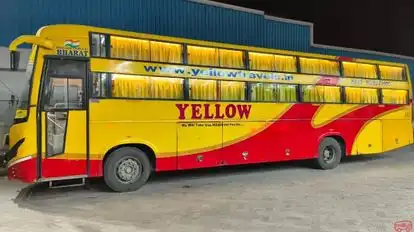 A1 Yellow Tours and Travels Bus-Side Image