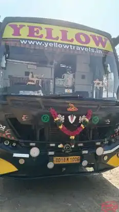 A1 Yellow Tours and Travels Bus-Front Image