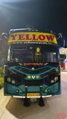 A1 Yellow Tours and Travels Bus-Front Image