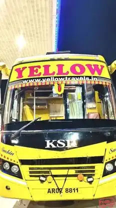 A1 Yellow Tours and Travels Bus-Front Image