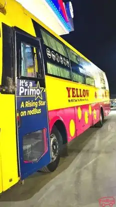 A1 Yellow Tours and Travels Bus-Side Image