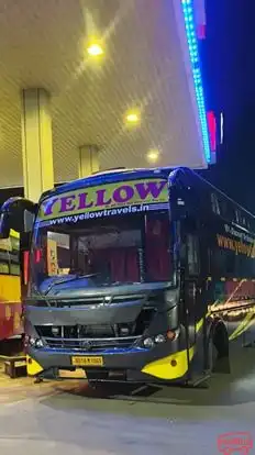 A1 Yellow Tours and Travels Bus-Front Image
