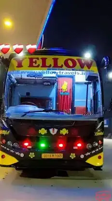 A1 Yellow Tours and Travels Bus-Front Image