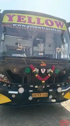 A1 Yellow Tours and Travels Bus-Front Image