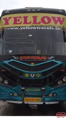 A1 Yellow Tours and Travels Bus-Front Image