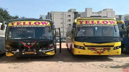 A1 Yellow Tours and Travels Bus-Side Image