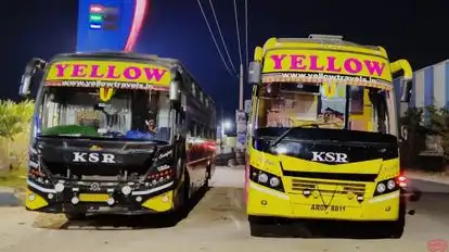 A1 Yellow Tours and Travels Bus-Side Image