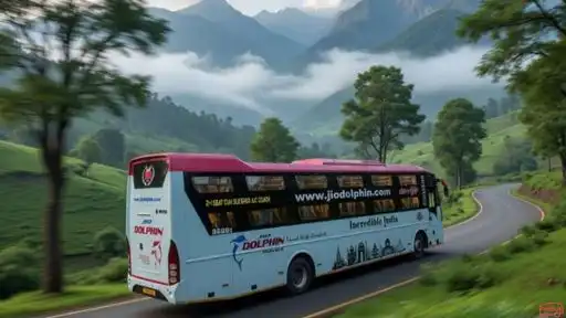 Jio Dolphin Travels Bus-Front Image
