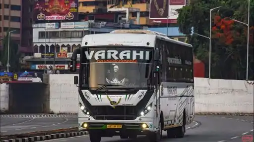 VARAHI TRAVELS Bus-Front Image