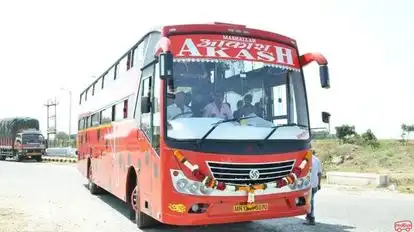 New Akash Travels Bus-Front Image
