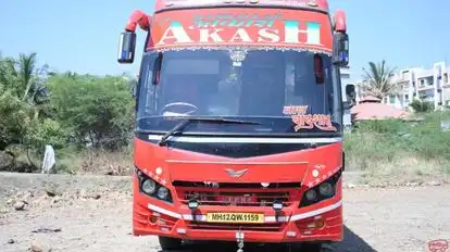 New Akash Travels Bus-Front Image