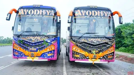 Ayodhya Travels Pvt Ltd Bus-Front Image