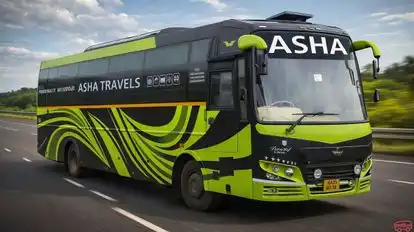 Asha Tours And Travels  Bus-Front Image