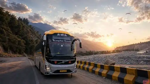 KSAPHA TRAVELS Bus-Front Image