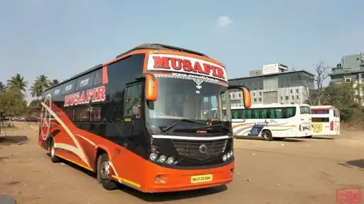 Musafir Travels Bus-Front Image