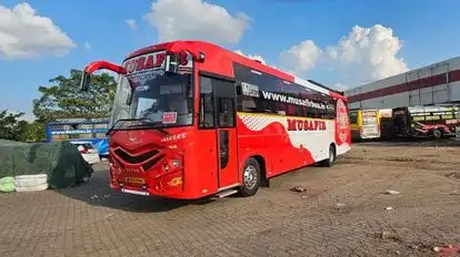 Musafir Travels Bus-Front Image