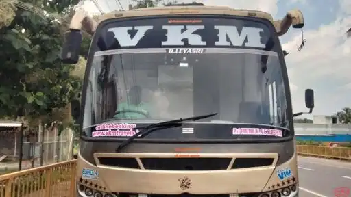 VKM Travels Bus-Front Image