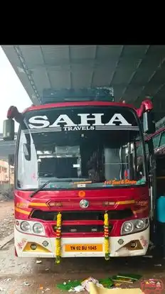SAHA TRAVELS Bus-Front Image