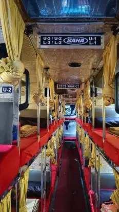 SAHA TRAVELS Bus-Seats layout Image