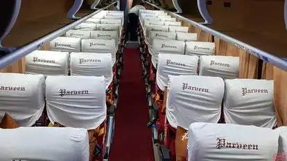PARVEEN TRAVELS Bus-Seats layout Image